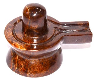 Shivling in Natural Gomed Gemstone - 335 gms