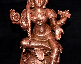 Bala Tripura Sundari Idol in Pure Solid Copper