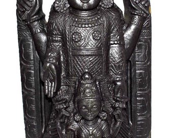 Tirupati Balaji - Lakshmi Venkateshwara idol on natural shaligram of Gandaki River Nepal