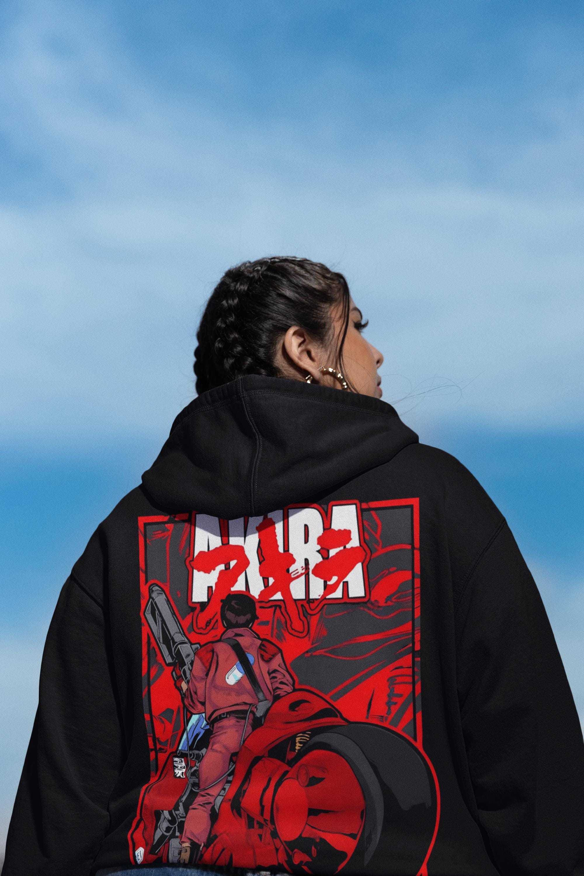 Unisex, Akira Anime Back Hoodie, 80s Anime Shirt, Japanese Akira