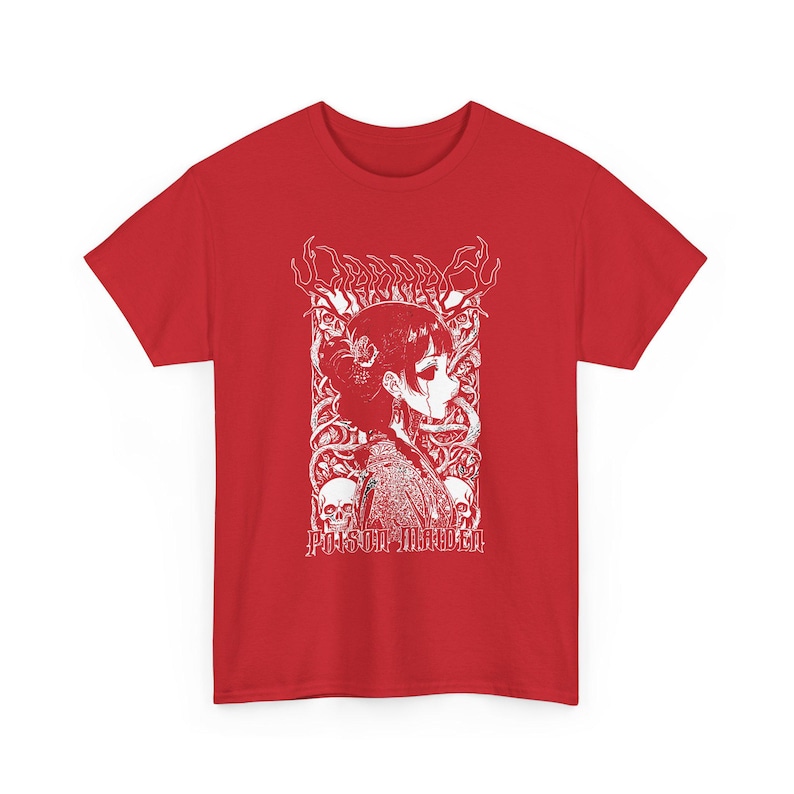 Apothecary Anime Girl Shirt, Court Apothecary Mystery T-Shirt, Poison Tester Manga Shirt, Lover Gift, Palace Drama Anime Style Unisex Shirt Red