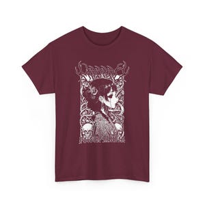 Apothecary Anime Girl Shirt, Court Apothecary Mystery T-Shirt, Poison Tester Manga Shirt, Lover Gift, Palace Drama Anime Style Unisex Shirt Maroon