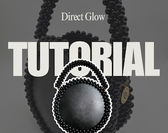 Round Beaded Bag Tutorial – DIY Acrylic Bead Purse with Leather Inserts – Handmade Bag Course