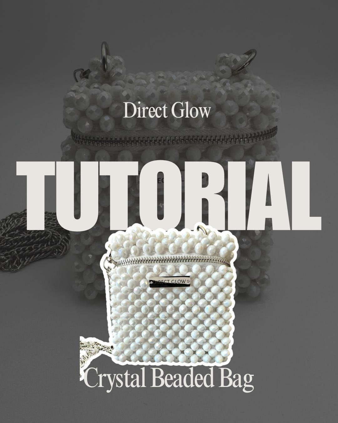 Tutorial per borsa con perline di cristallo – Modello PDF e guida
