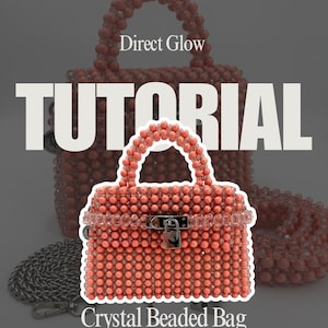 Tutorial de bolsa com miçangas: bolsa com miçangas de cristal e fecho de 4 partes (padrão em PDF)