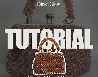 Beaded Crystal Purse Tutorial – DIY Beaded Bag PDF Pattern & Video Guide