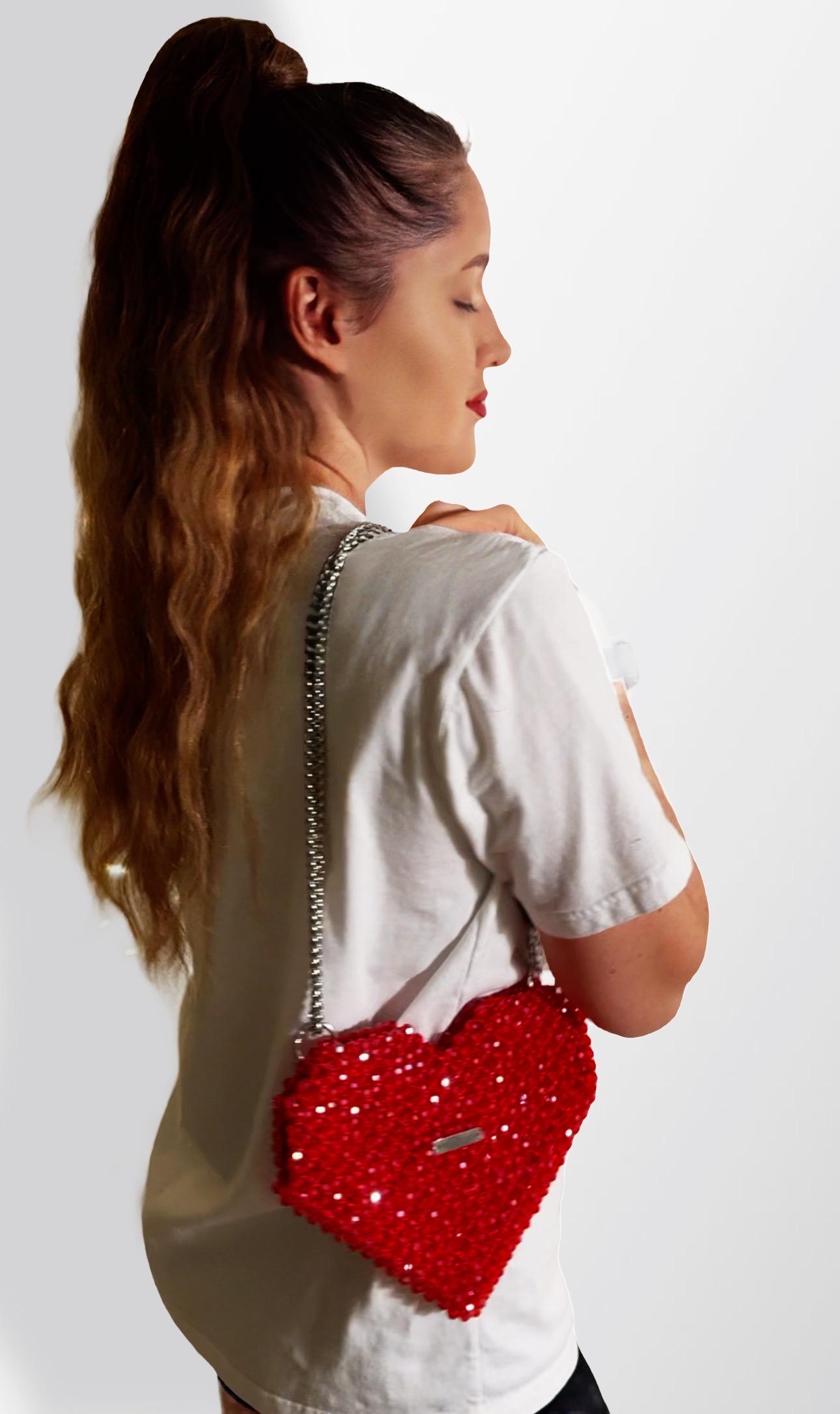 小物 red HUMAN MADE HEART BEADED BAG HEART BEADED BAG】 RELEASE DATE : 11:00am (JST) 07/05/2025