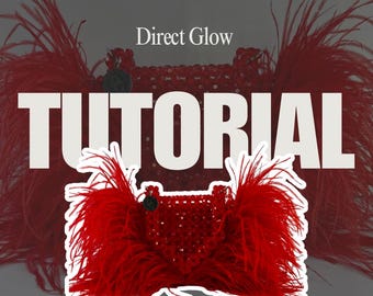 Beaded Bag with Ostrich Feathers Tutorial – DIY Acrylic Bead Purse – Handmade Bag Course
