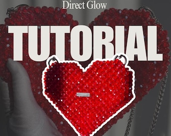 Beaded Heart Bag Tutorial – DIY Glass Bead Purse – Handmade Beadwork Pattern