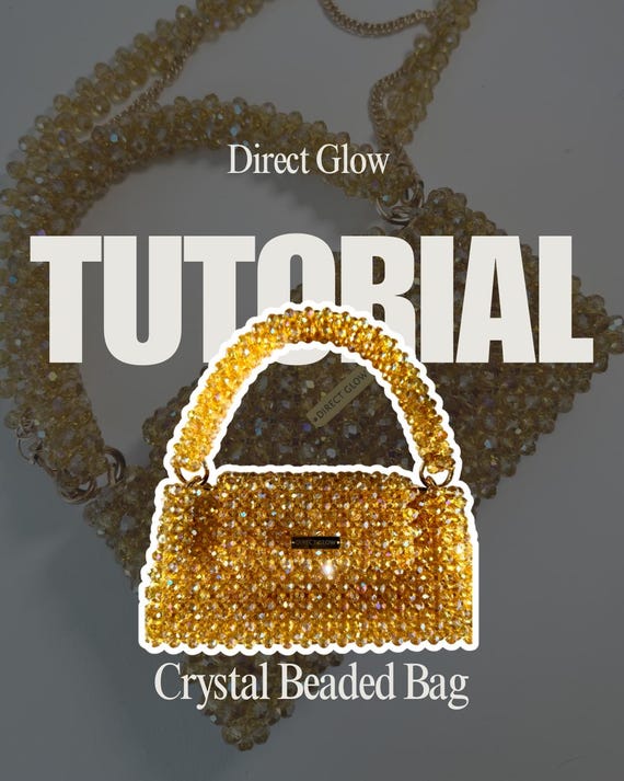 ビーズバッグの作り方 | クリスタルビーズの財布 | ビーズ編み