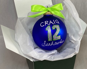Seahawks Ornament Personalized for You