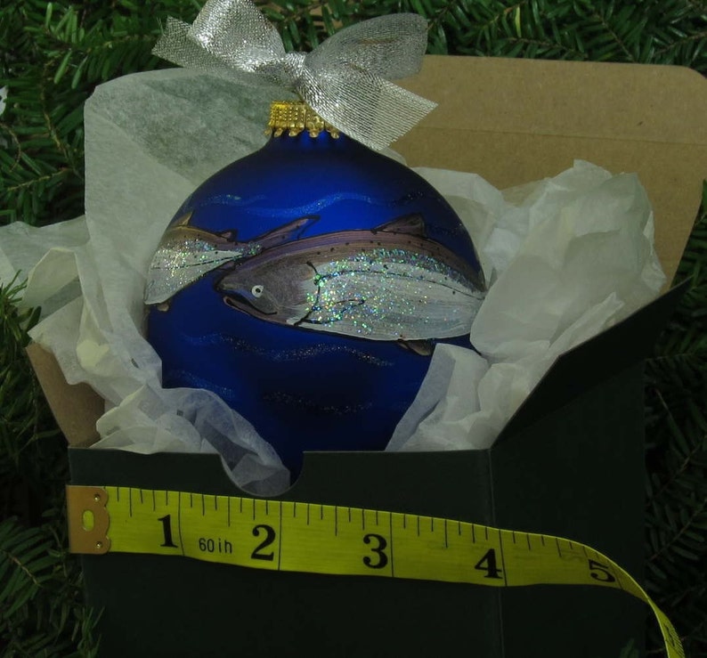 Salmon Christmas Ornament 