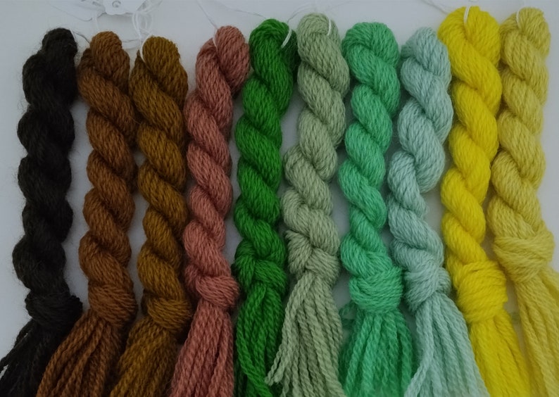 NEW 80 Yards Paternayan Wool Needlepoint Yarn 10 Skeins Lot 50 Etsy
