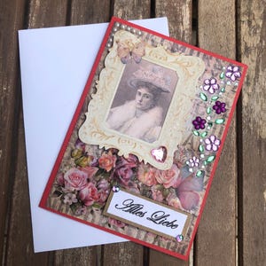 Cartões de felicitações, cartão de felicitações, cartão de aniversário, jardim