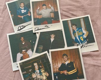 December 10 D10 Polaroid Prints | Aesthetic Matte Card Wall Art | Band Inspired Photo Prints | Room Decor | Gift for Fans