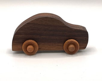 Walnut Wood Toy Car, Wooden Toy Car, Wooden Toy Cars, Made in America, Wood Toy Cars, Made in USA, SchimmelCreationsLLC
