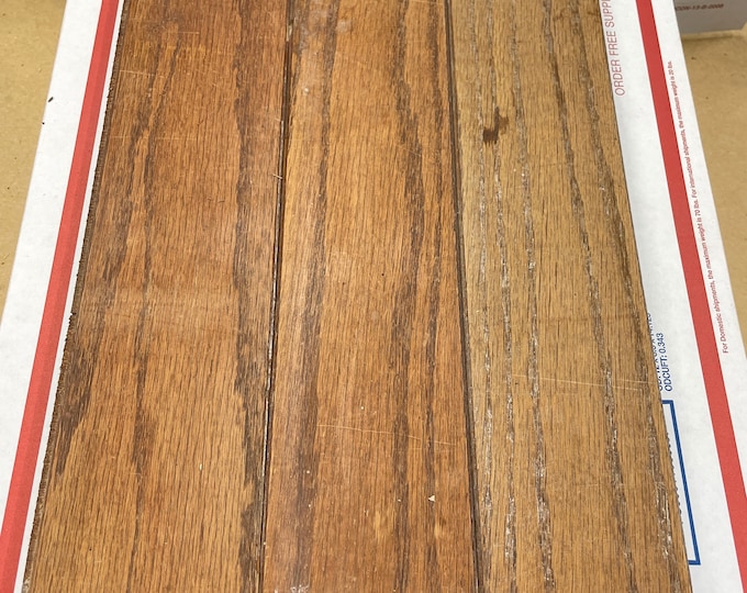 Vintage Recycled Oak Flooring, 29 Pieces, Good Condition, Craftwood