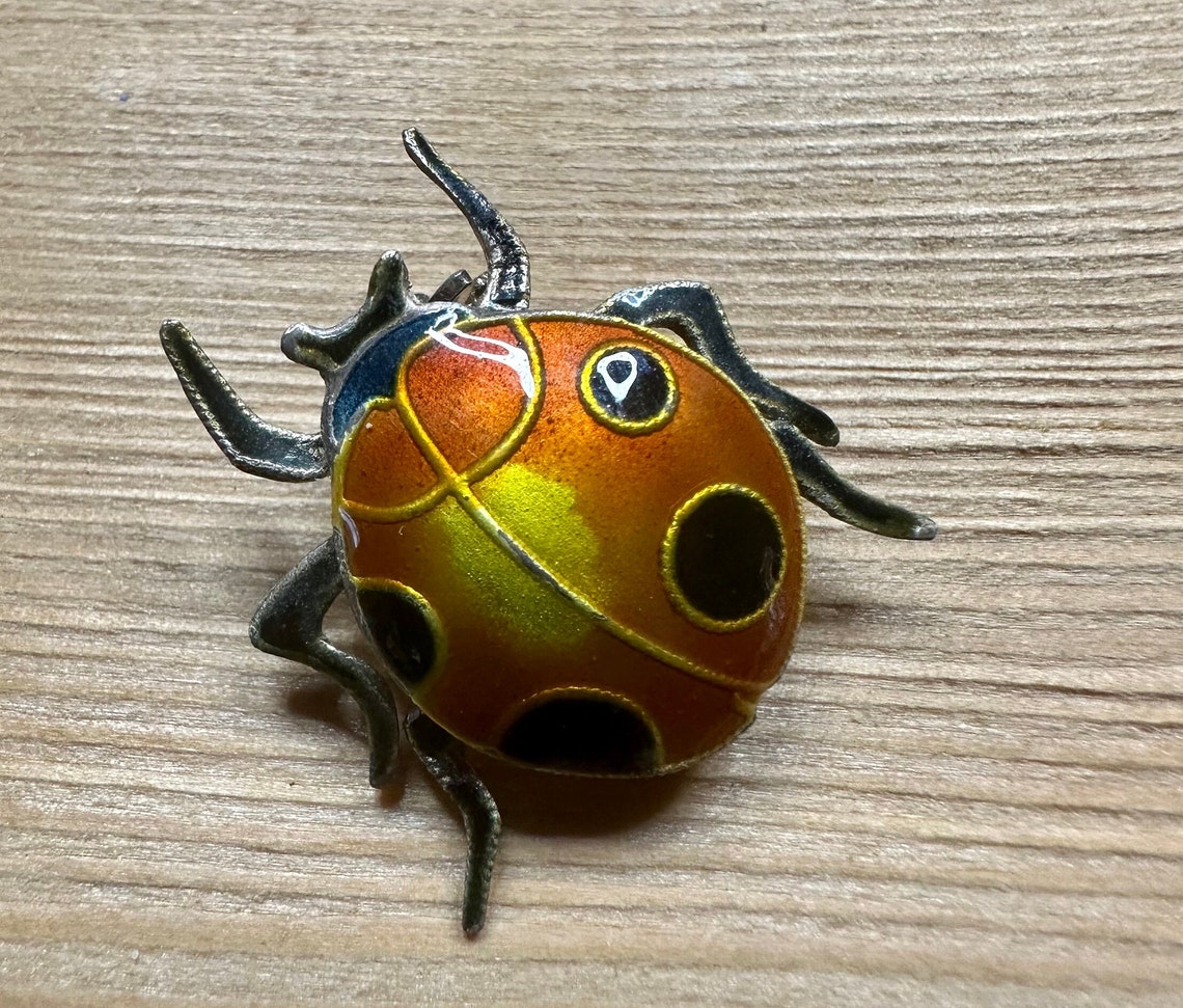 Lady Bug Lady Bug Enamel Pin Etsy