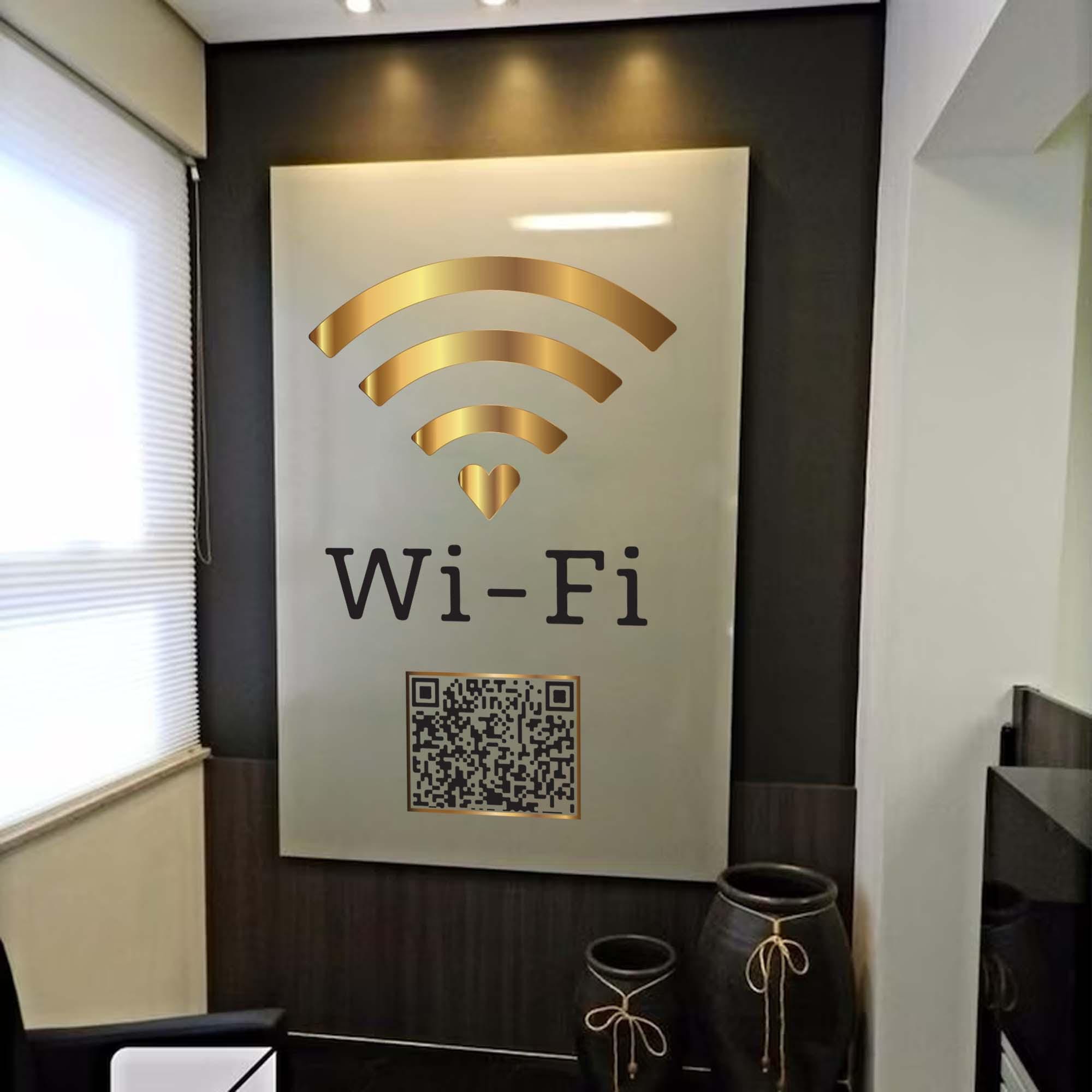 Custom Acrylic Wifi Password Sign, Acrylic Wifi Plaque, Personalised ...