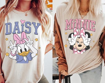 Classic Daisy Duck Shirt, Retro Disney Girls Trip Tee, Toddler Daisy Shirt, Magic Kingdom Family Matching Shirt 2025