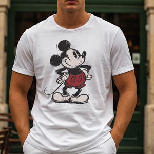 Classic Minnie Mouse Retro Tee, Vintage Disney Shirt for Girls and Women, Matching Disneyland Family 2025 Minnie T-Shirt image 2