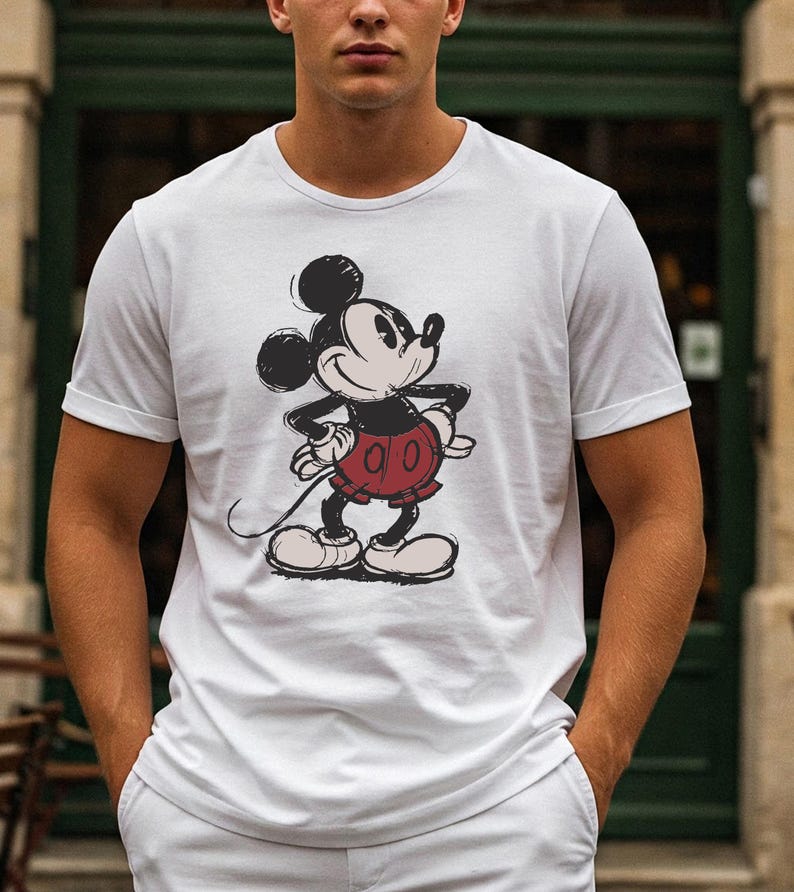 Classic Minnie Mouse Retro Tee, Vintage Disney Shirt for Girls and Women, Matching Disneyland Family 2025 Minnie T-Shirt image 2