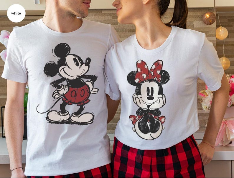 Classic Minnie Mouse Retro Tee, Vintage Disney Shirt for Girls and Women, Matching Disneyland Family 2025 Minnie T-Shirt image 1