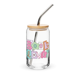 Book Lover Can Glass, Librarian Gift, Bookish Merch, bookworm gift, one more chapter, Library Lover tumblr, personalized tumbler, gift