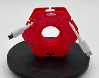 3D Printed Desk Cable Organizer | USB Charger Cord Holder | Cable Management