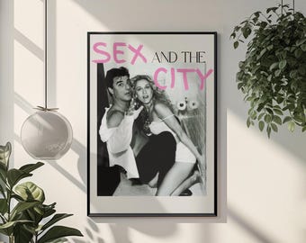 SATC Carrie and Mr Big Digital Download Poster