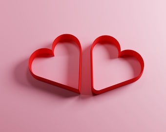 Heart Cookie Cutter STL – 3D Printable Valentine’s Day Baking Mold, Heart Cutter for Fondant, DIY Love-Themed Desserts