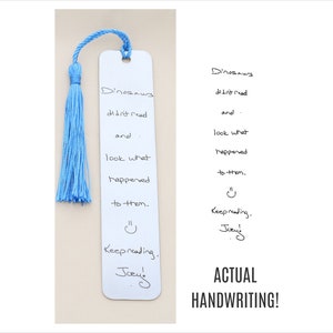 Signature Gift Custom Teacher Bookmark Metal Tassel Copper Brass Silver Laser Engraved Quote Reader Graduate Gift Personalized Book