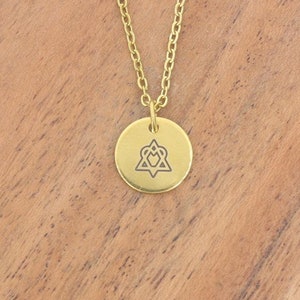 Adoption Necklace Foster Parent Gift Birthmother Necklace Gotcha Day Triad Symbol Forever Family Adopted Gift