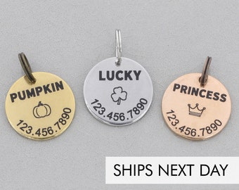 cat collar tags engraved