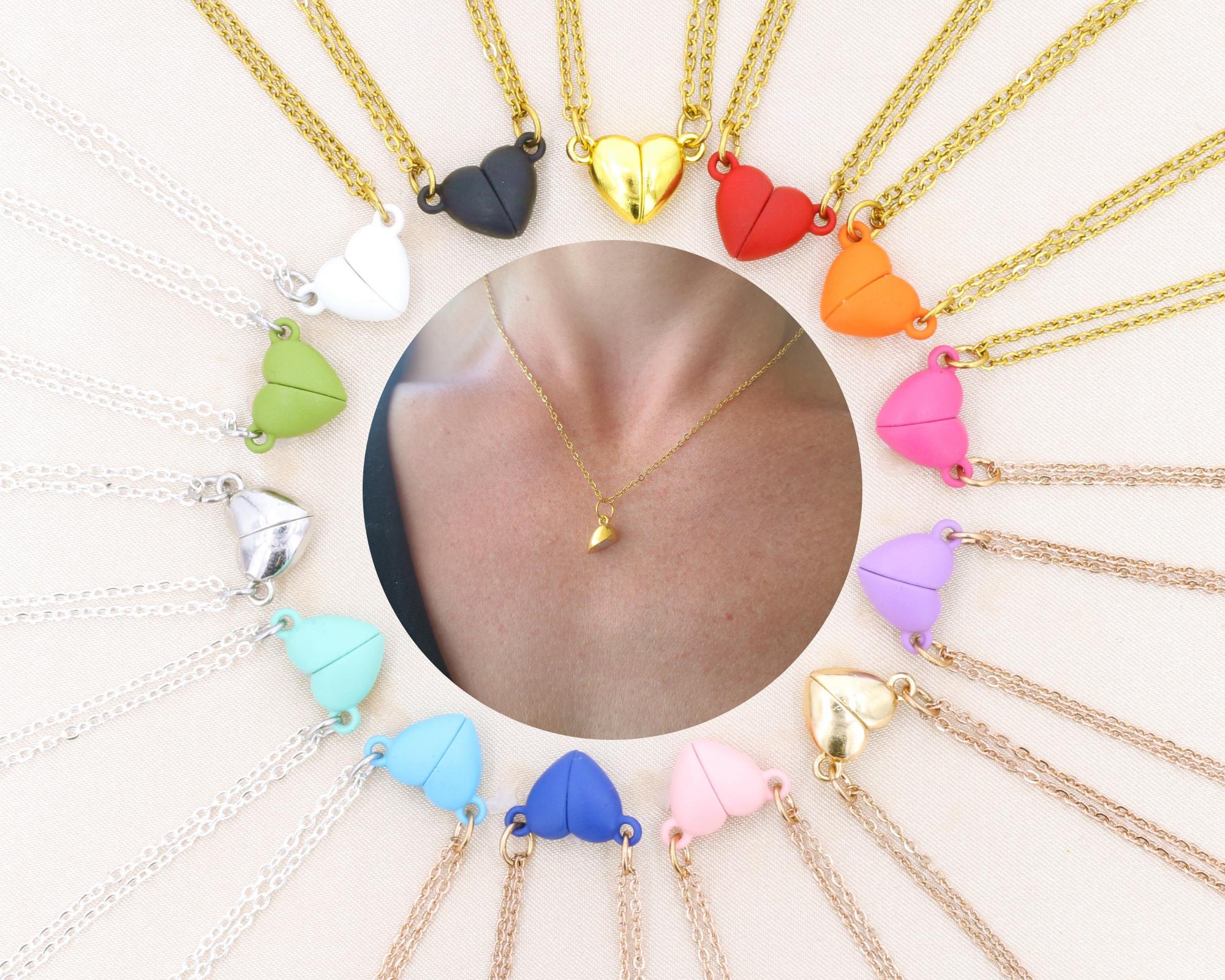 Half Heart Necklace - Etsy
