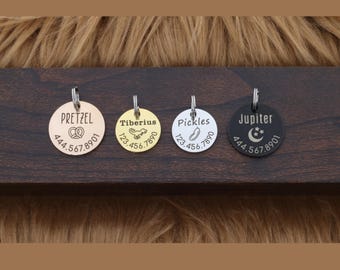 Personalized Dog Tag: Custom Engraved Pet ID, Double Sided