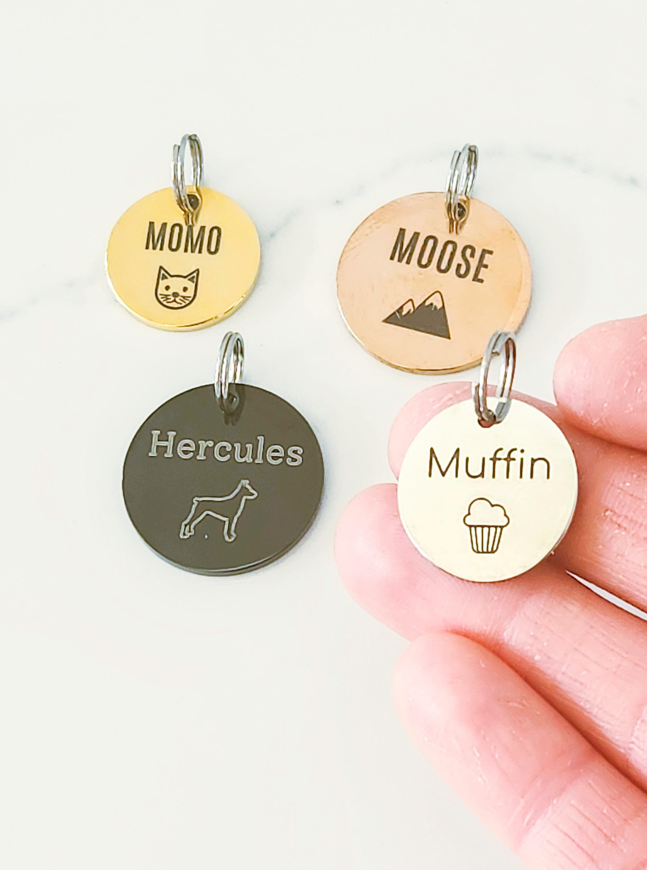 Jumbo Matte Dog Tag