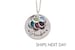 Grandma Necklace Grandma Gift Personalized Grandma Jewelry Birthstone Necklace Grandmother Gift Nana Birthstone Month Mothers Gift 