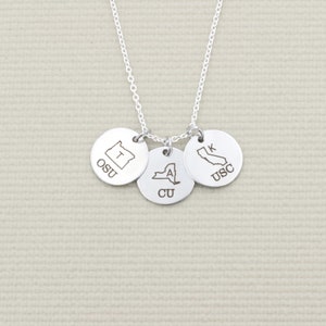 Buy University Mom Gift • Graduation Gift Necklace • Going Away ...