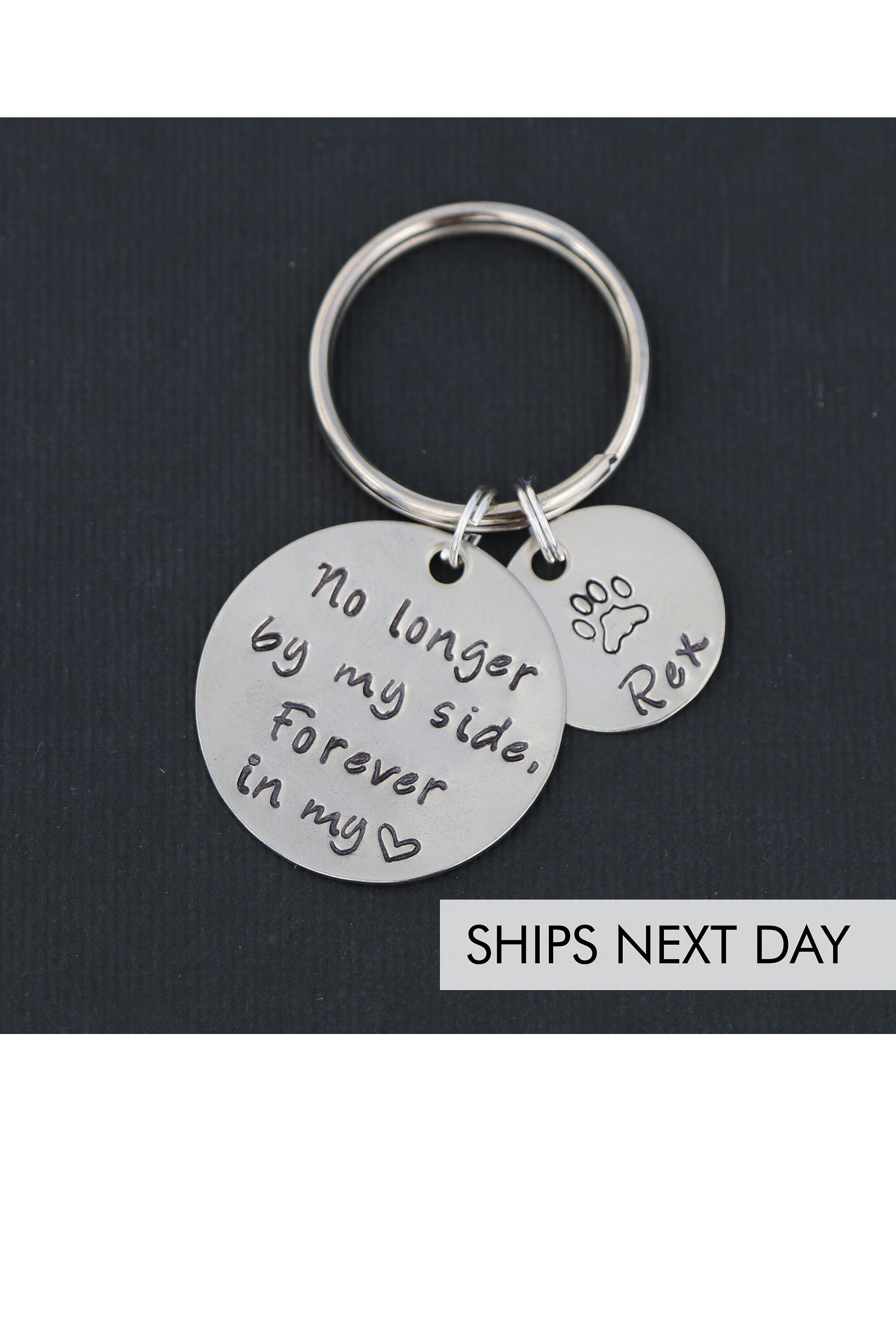 Pet Memorial Keychain Pet Loss Gift Pet Quote Dog Loss Cat Etsy