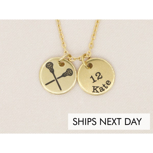 Lacrosse Necklace Etsy