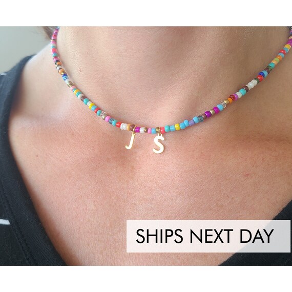 Seed initial necklace clearance