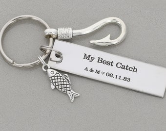 Boyfriend Gift • Valentine Gift for Husband • Fisherman Gift • My Best Catch Anniversary Gift • Funny Quote Romantic • Anniversary Present