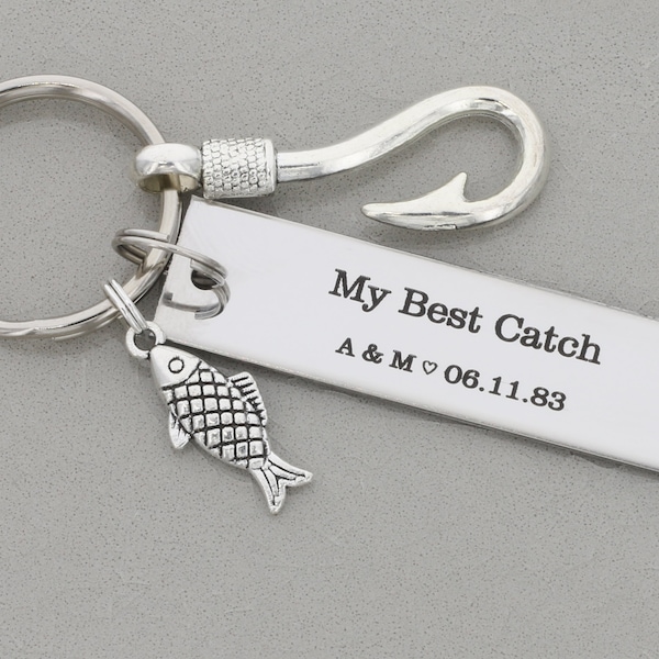 Boyfriend Gift • Valentine Gift for Husband • Fisherman Gift • My Best Catch Anniversary Gift • Funny Quote Romantic • Anniversary Present