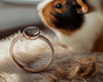 DIY Pet Ring Kit with Fur or Hair, Personalized Ring Circle of Life Keepsake Jewelry Craft Gift for Dog Cat Lovers Animal Friend