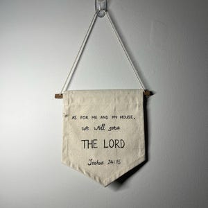 Christelijke handgeschreven muurhanger; OP BESTELLING GEMAAKT.