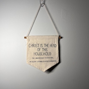 Christelijke handgeschreven muurhanger; OP BESTELLING GEMAAKT.