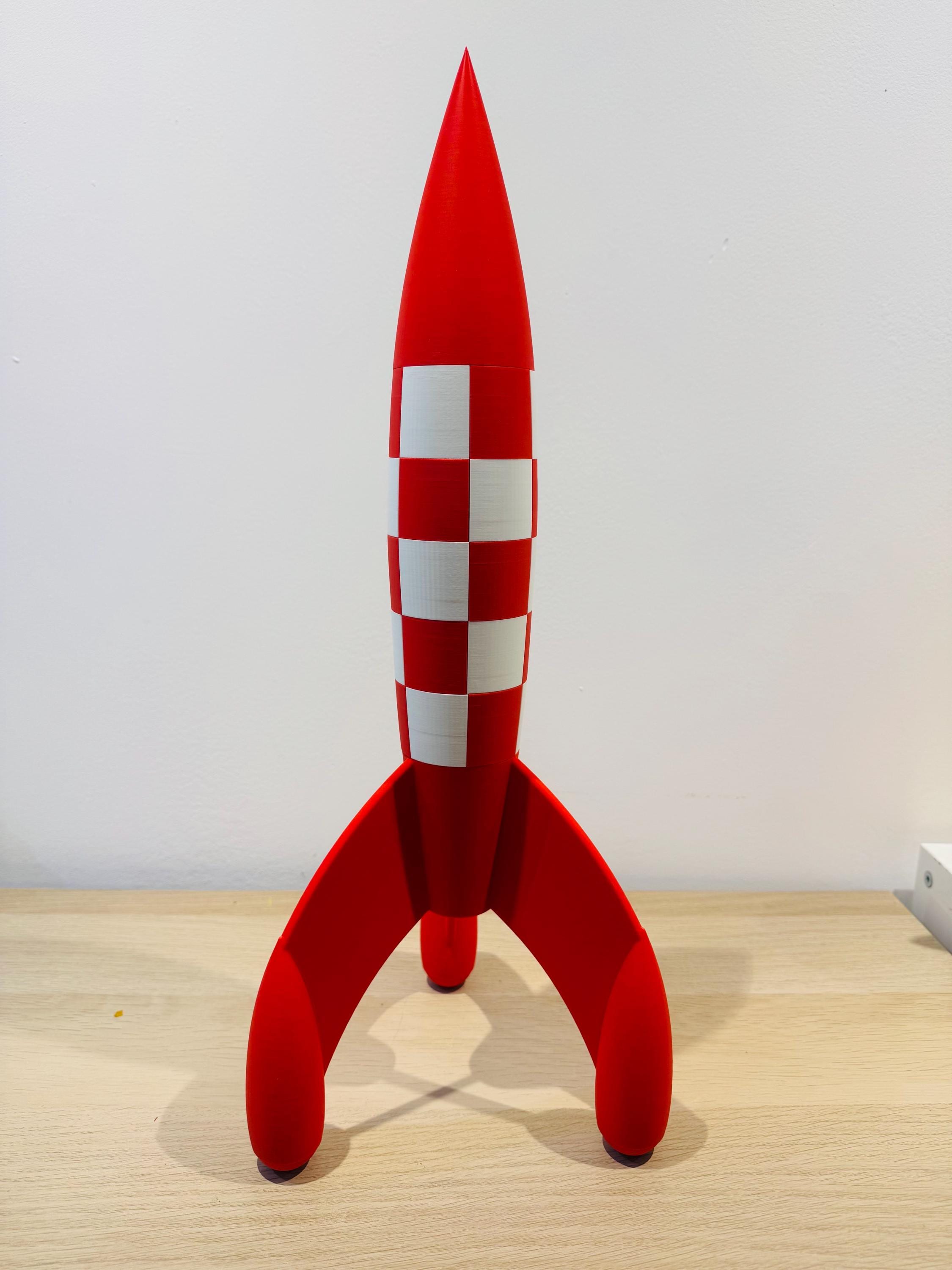 【新品】タンタンの冒険 TINTIN ロケット 22cm 希少 木製 Tintin rocket - Etsy 日本