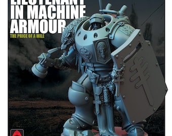 Lieutenant in Machine Armour with Hammer- Trench War - by Red Pilgrim
