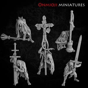 Exhausted Pilgrims / Fanatics by Onmioji - Trench Crusade Proxies